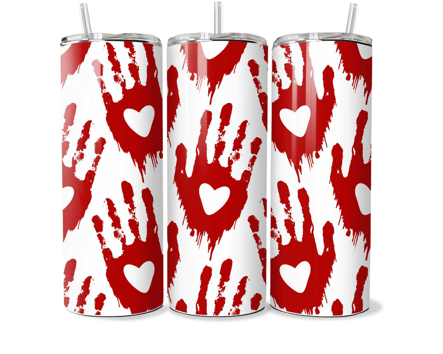Bloody heart hands